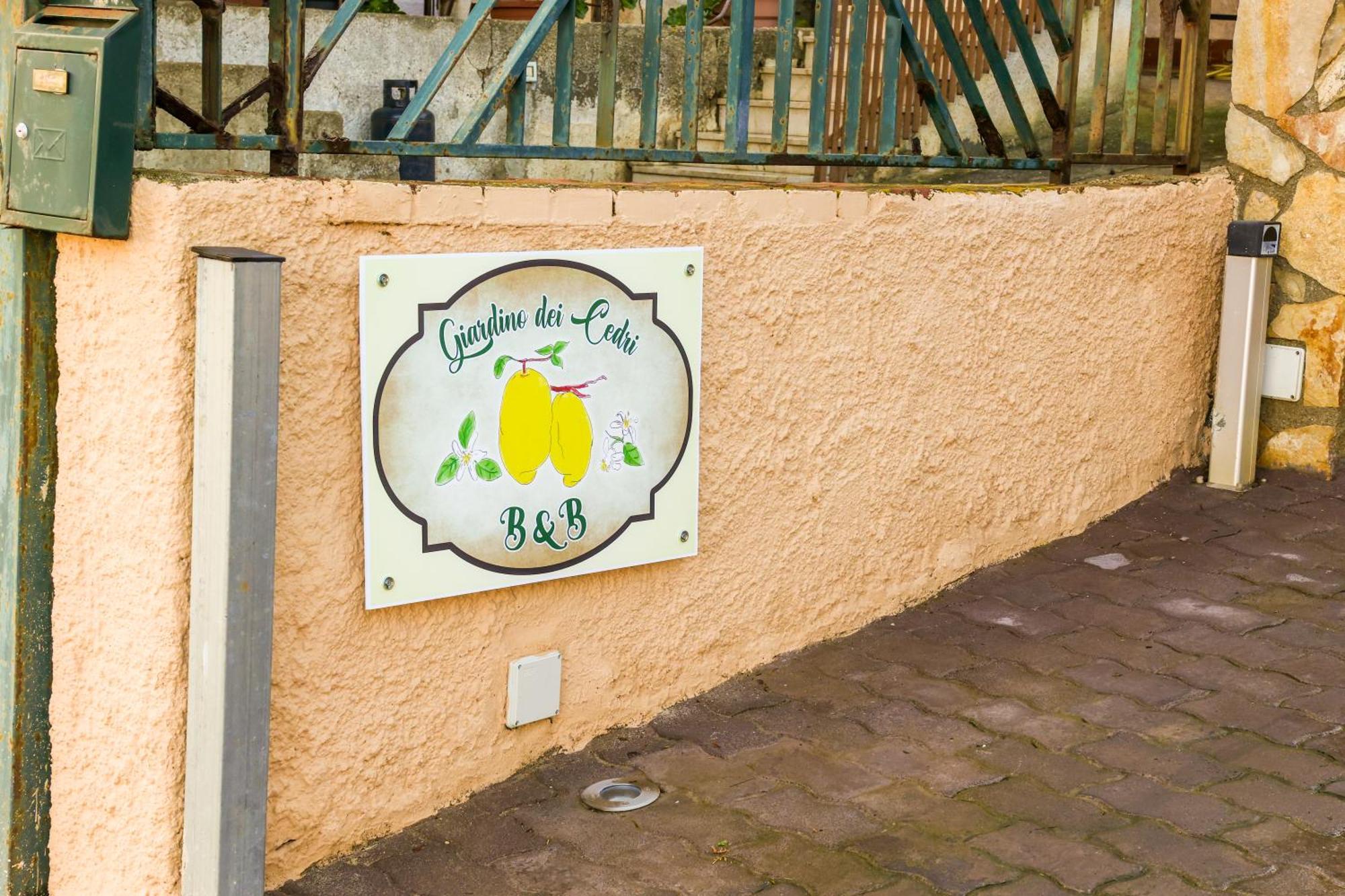 B&B Giardino Dei Cedri Trabia Luaran gambar